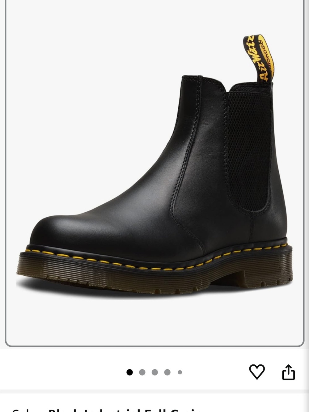 Dr. Martens Anti Slip Chelsea Ankle Boots Unisex Adult 2976 Sr - Picture 8 of 8